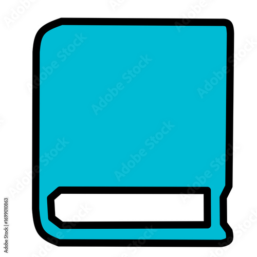 Law Book Blue Icon - Legal Rules and Knowledge Symbol