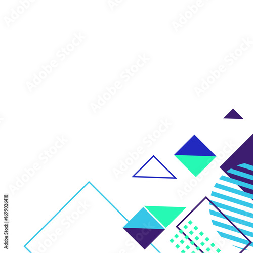 Abstract Geometric Business Background