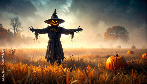 Spooky Halloween Scarecrow ...