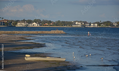 A restful waterfront near downtown St Petersburg Florida
