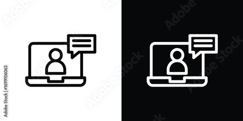 Webinar icon design elements. icons for app or web