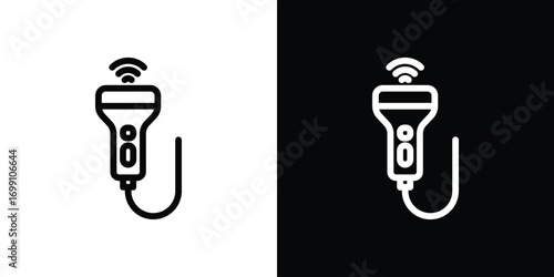 Ultrasound icon design elements. icons for app or web