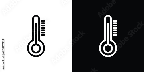 Thermometer icon design elements. icons for app or web