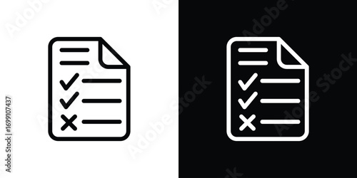 Survey icon design elements. icons for app or web
