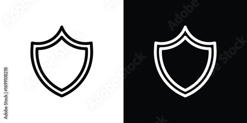Shield icon design elements. icons for app or web
