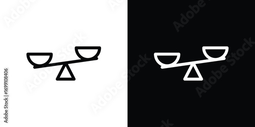Scales icon design elements. icons for app or web