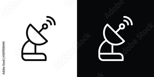 Satellite dish icon design elements. icons for app or web