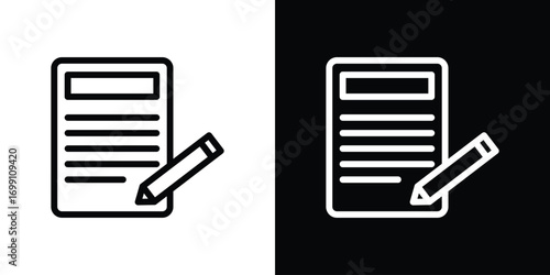 Register icon design elements. icons for app or web