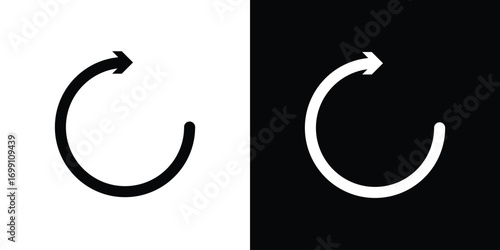 Refresh icon design elements. icons for app or web