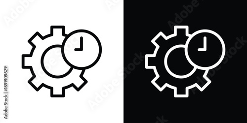 Productivity icon design elements. icons for app or web