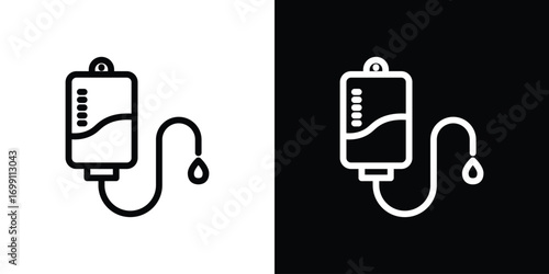 IV drip icon design elements. icons for app or web