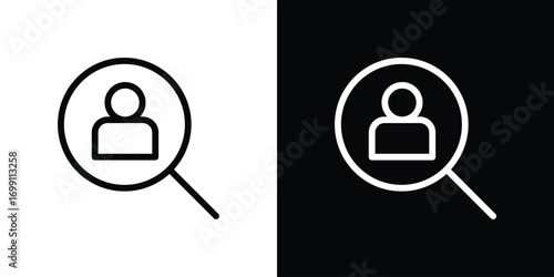 Hiring icon design elements. icons for app or web