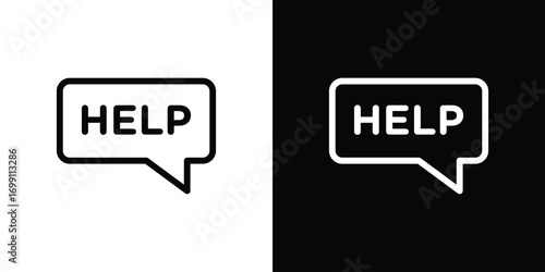 Help icon design elements. icons for app or web