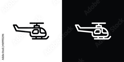 Helicopter icon design elements. icons for app or web