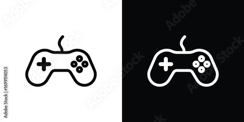 Game controller icon design elements. icons for app or web