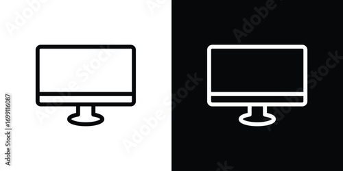 Computer icon design elements. icons for app or web