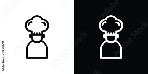 Chef icon design elements. icons for app or web