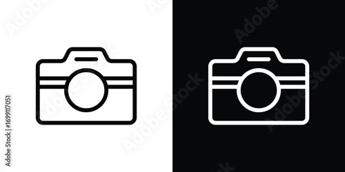 Camera icon design elements. icons for app or web