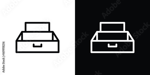 Archive icon design elements. icons for app or web