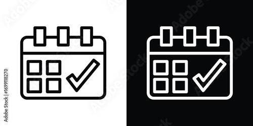 Appointment icon design elements. icons for app or web