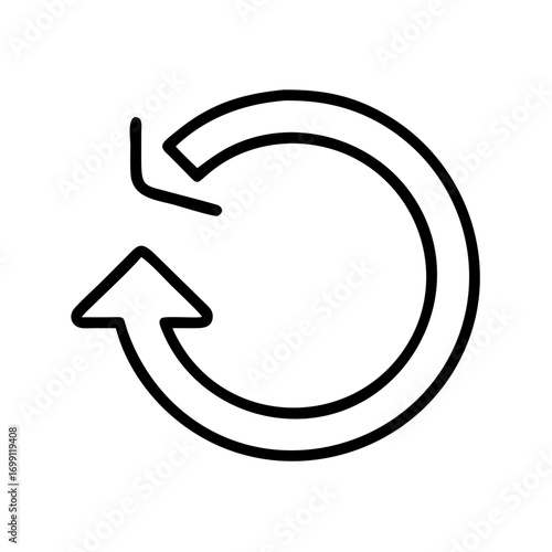 Arrow Undo Restore Icon for Web and Graphic Design