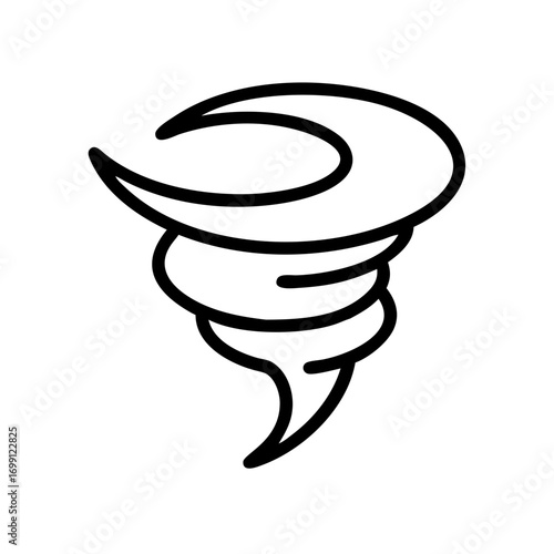 Cyclone Icon for Web and Graphic Design