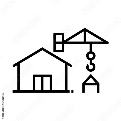 Family Sweet Home Building Icon for Web and Graphic Design
