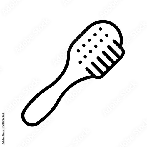 Hair Brush Icon for Web and Graphic Design