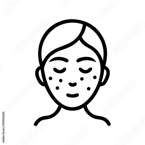 Skin Treatment Icon for Web and Graphic Design