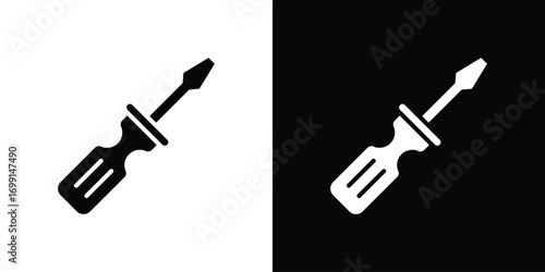 Screwdriver icon symbol infographics website design, logo, app, UI