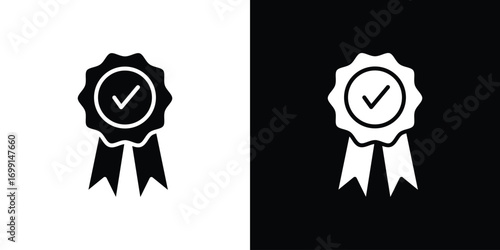 Rosette icon symbol infographics website design, logo, app, UI