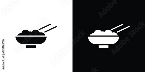 Rise Bowl icon symbol infographics website design, logo, app, UI