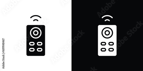 Remote control icon symbol infographics website design, logo, app, UI