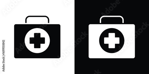 Medical kit icon symbol infographics website design, logo, app, UI