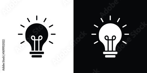 Idea icon symbol infographics website design, logo, app, UI