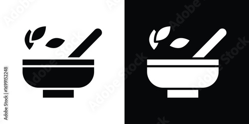 Herbal medicine icon symbol infographics website design, logo, app, UI