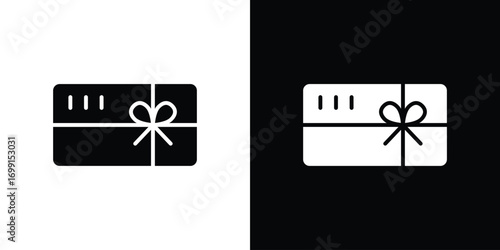 Gift voucher icon symbol infographics website design, logo, app, UI