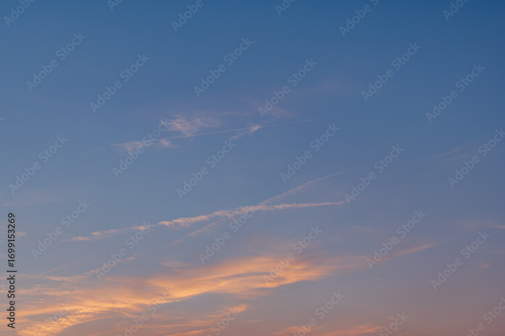Fototapeta premium 清々しい夕空