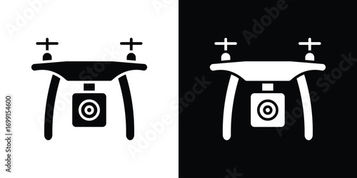 Drone icon symbol infographics website design, logo, app, UI