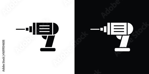 Drill icon symbol infographics website design, logo, app, UI