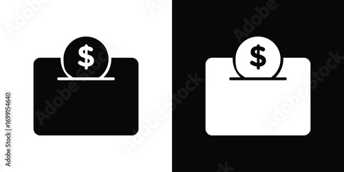 Donations icon symbol infographics website design, logo, app, UI