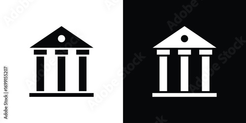 Court icon symbol infographics website design, logo, app, UI