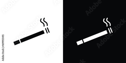 Cigarette icon symbol infographics website design, logo, app, UI