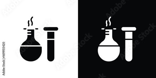 Chemistry icon symbol infographics website design, logo, app, UI