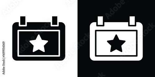 Calendar with event icon symbol infographics website design, logo, app, UI