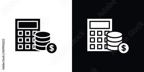 Budget icon symbol infographics website design, logo, app, UI