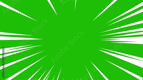 Manga Style Speed Lines | Dynamic Motion Graphic. Cartoon Action Speed Lines | Motion Blur Overlay. Dynamic comic speed line animation concept for action scenes, manga-style videos, cartoon effects,