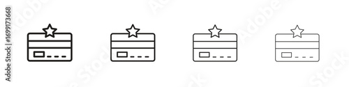 Loyalty program icon line design. thin line vector icon set.