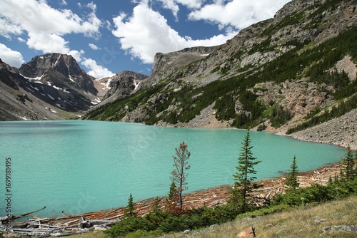 Black Canyon Lake in Beartooth Mountains, Montana