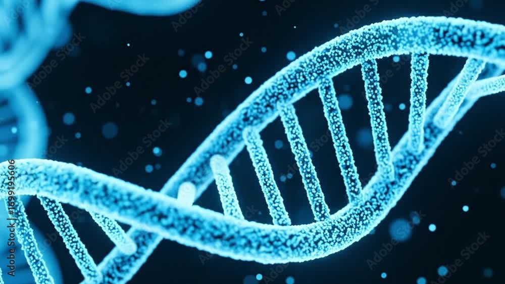 Scientific Video on DNA Molecular Structure, Medical Research and Biotechnology, Genetic Technology and Scientific Innovation